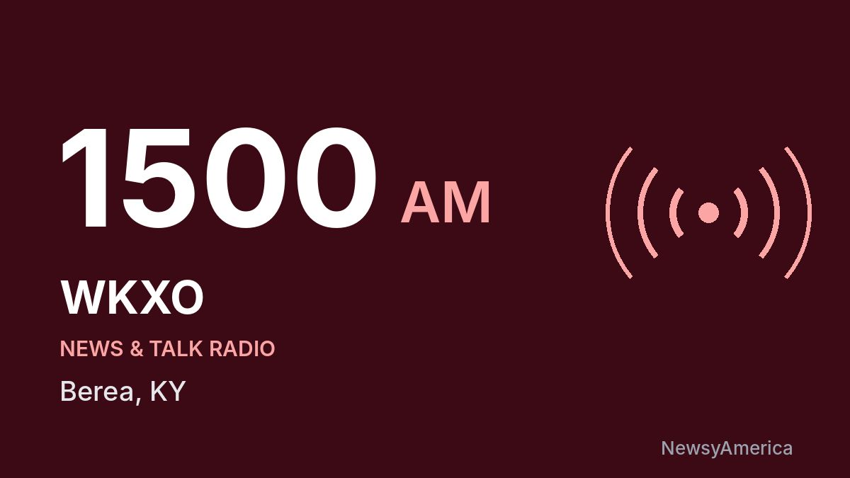 WKXO 1500 AM – Berea