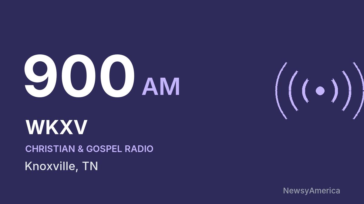 WKXV 900 AM – Knoxville