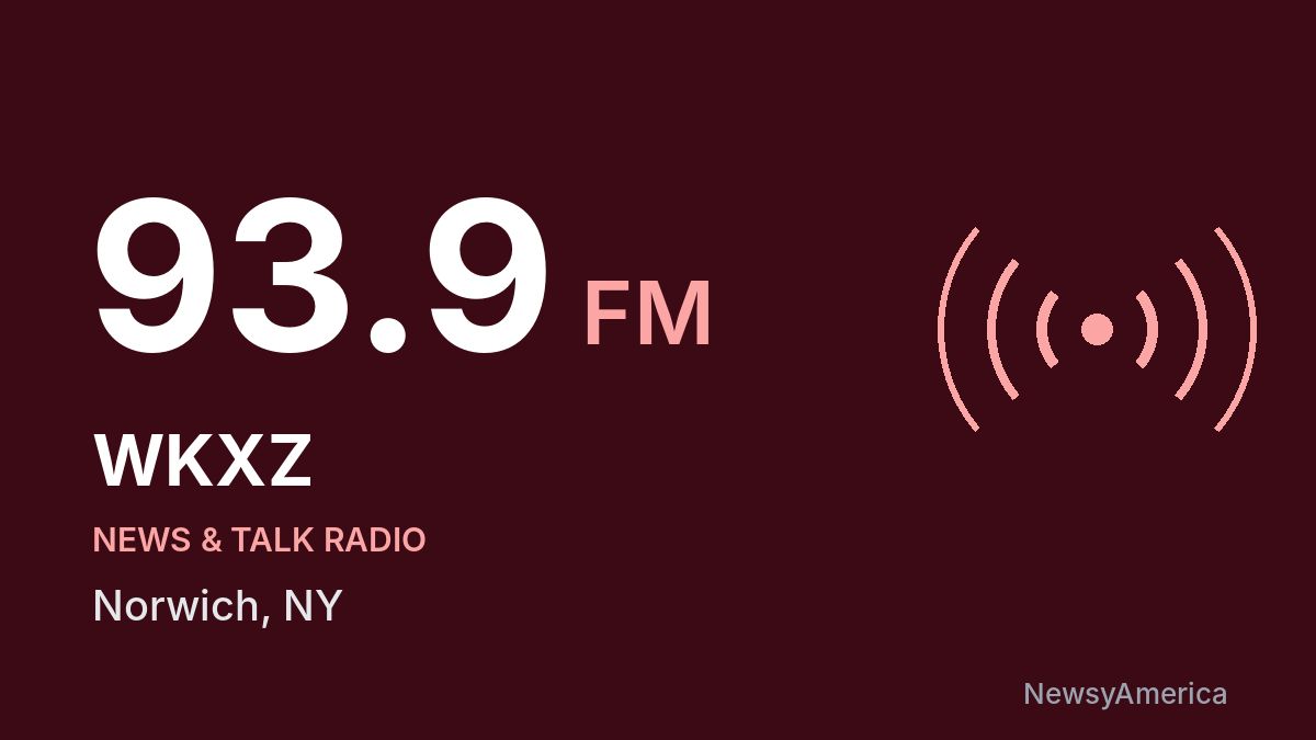 WKXZ 93.9 FM – Norwich
