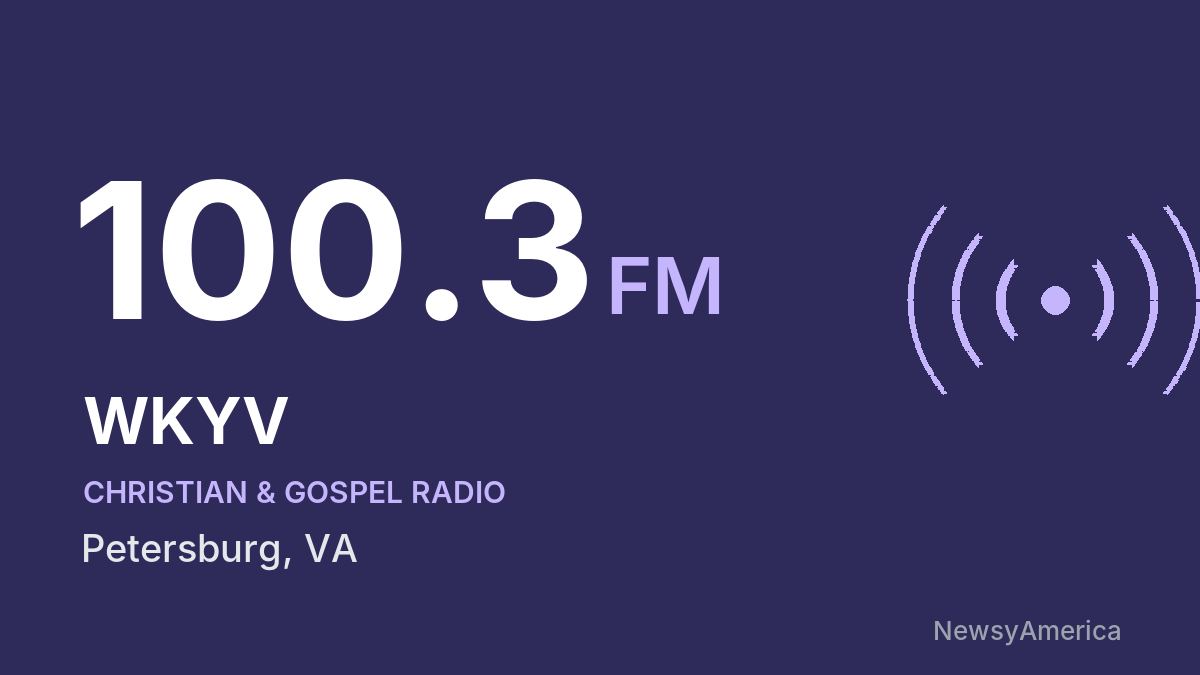 WKYV 100.3 FM – Petersburg
