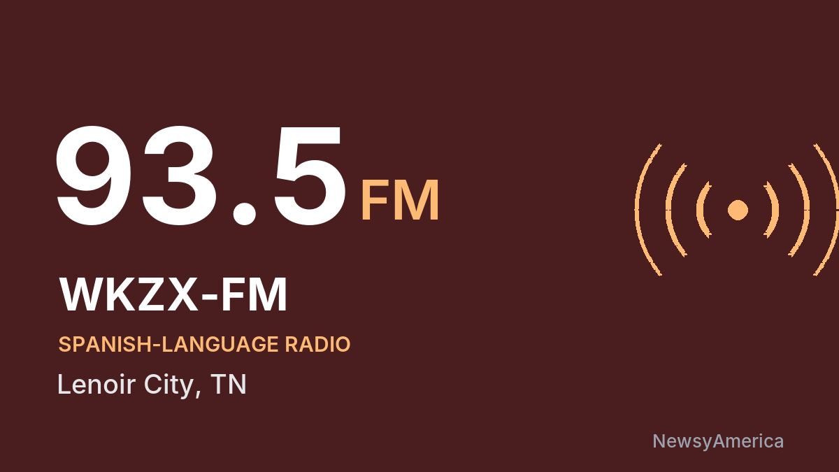 WKZX-FM 93.5 FM – Lenoir City