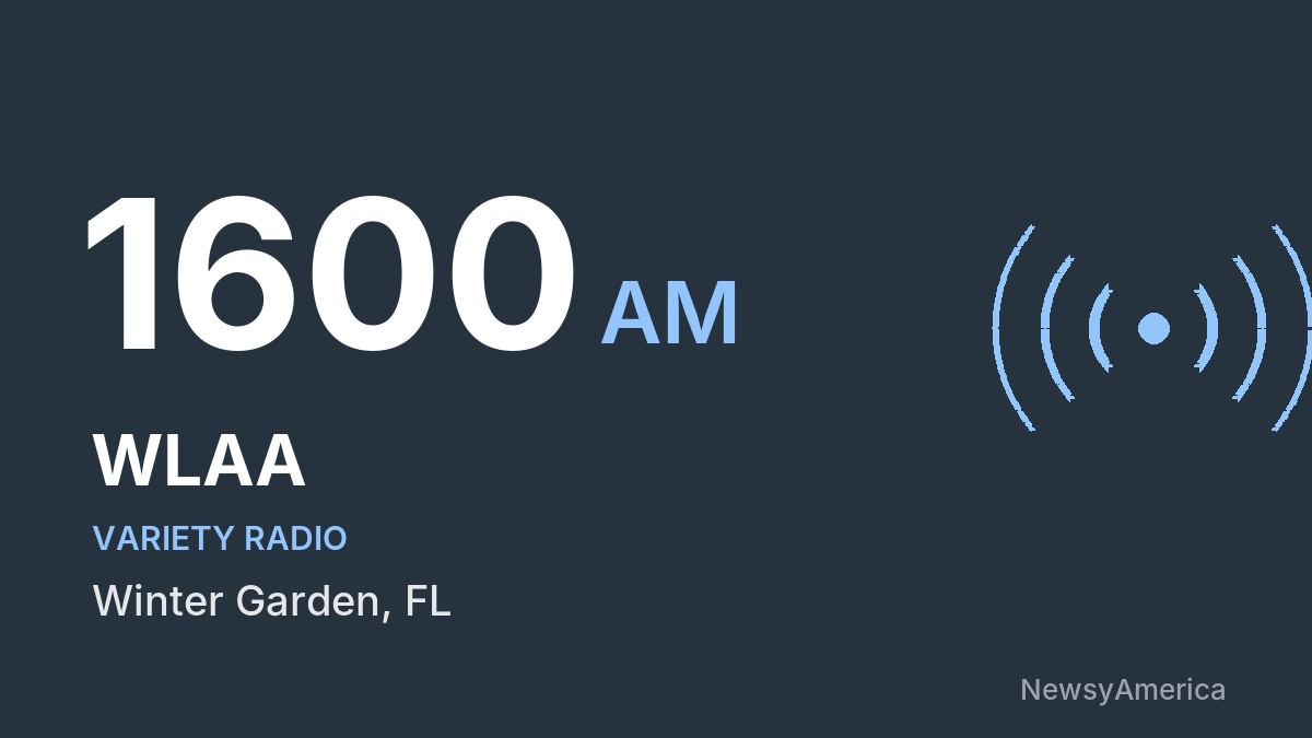 WLAA 1600 AM – Winter Garden