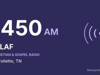 WLAF 1450 AM, La Follette, TN