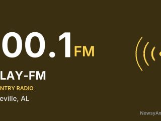 WLAY-FM 100.1 FM, Littleville, AL