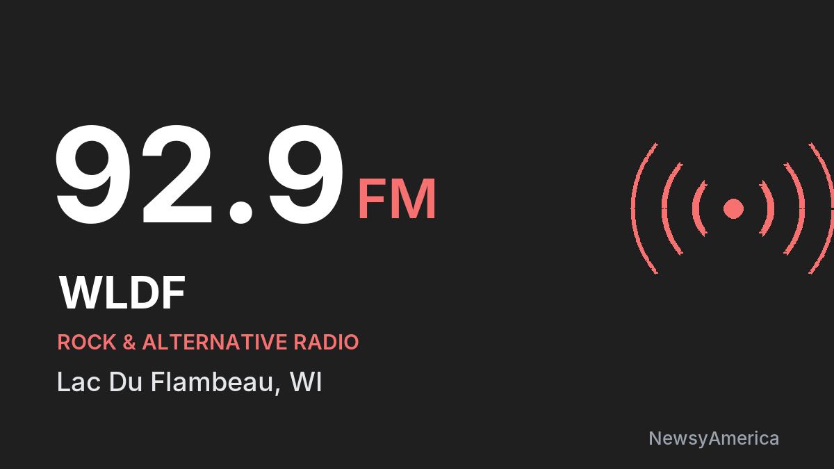 WLDF 92.9 FM – Lac Du Flambeau