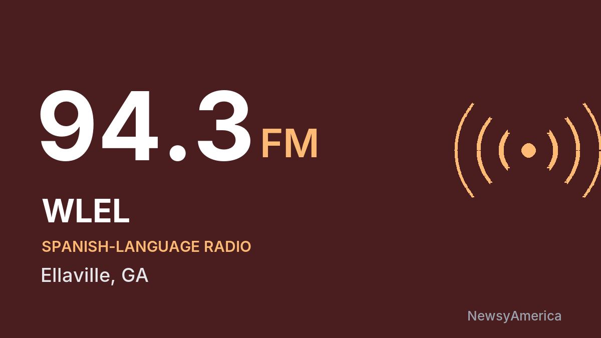 WLEL 94.3 FM – Ellaville