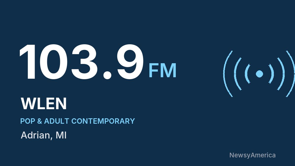 WLEN 103.9 FM – Adrian