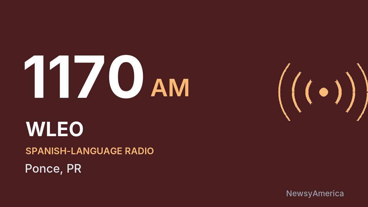 WLEO 1170 AM – Ponce
