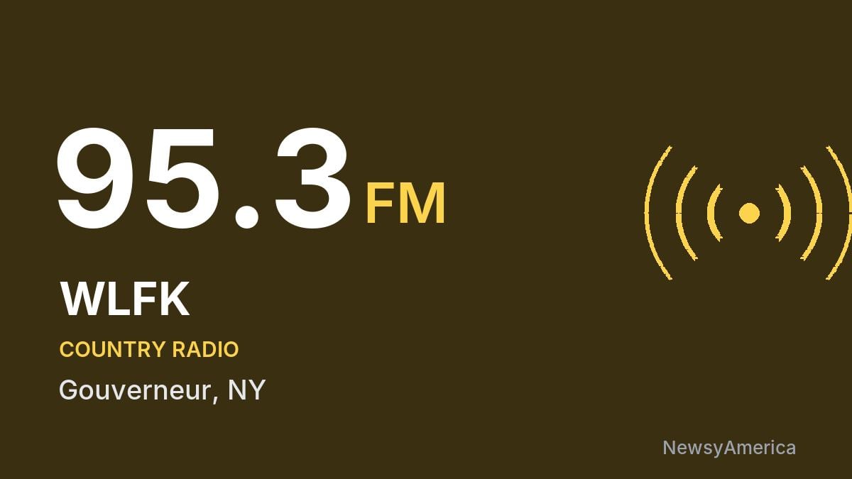 WLFK 95.3 FM – Gouverneur