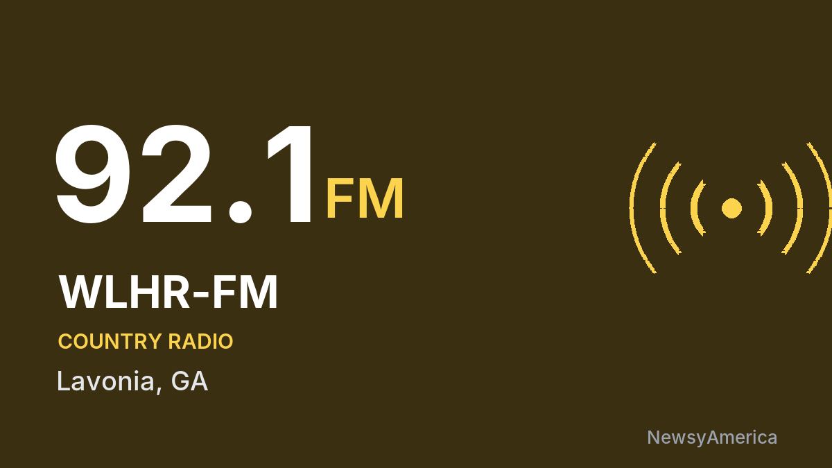 WLHR-FM 92.1 FM – Lavonia