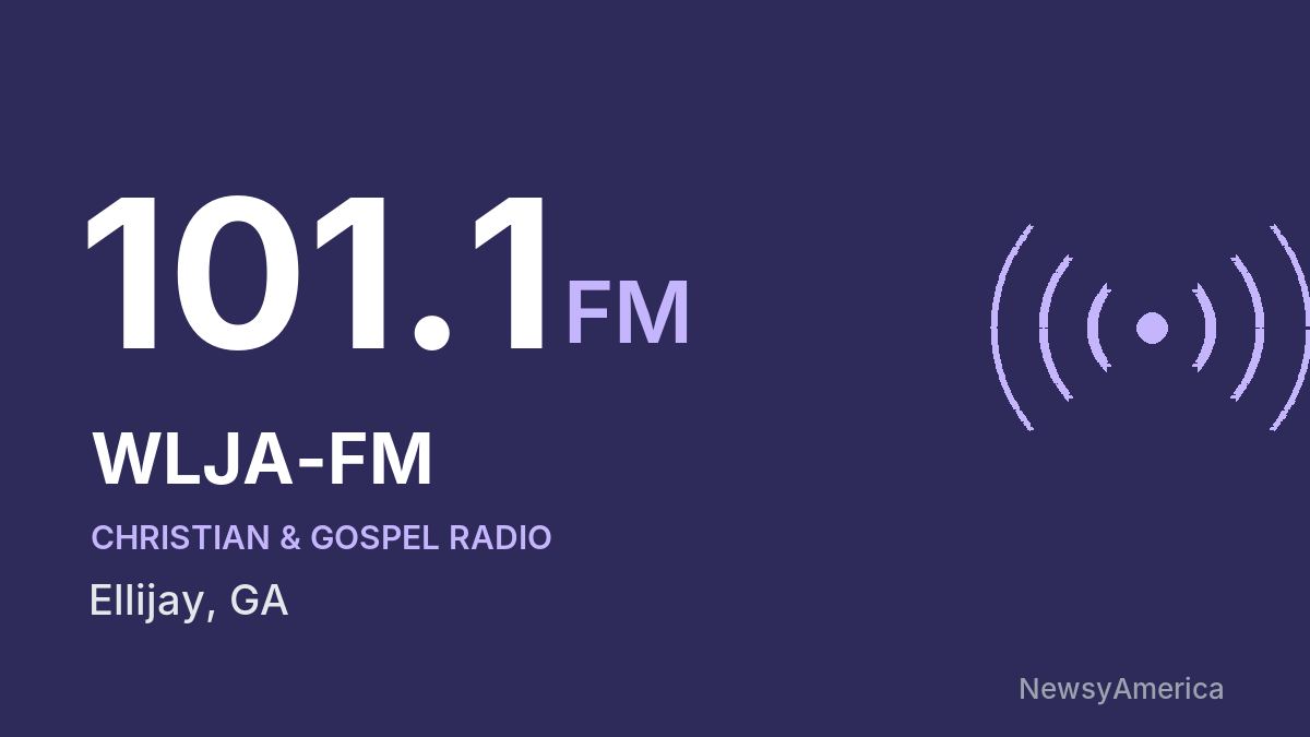 WLJA-FM 101.1 FM – Ellijay