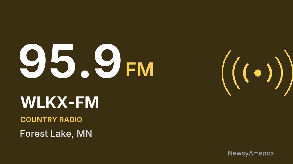 WLKX-FM 95.9 FM – Forest Lake