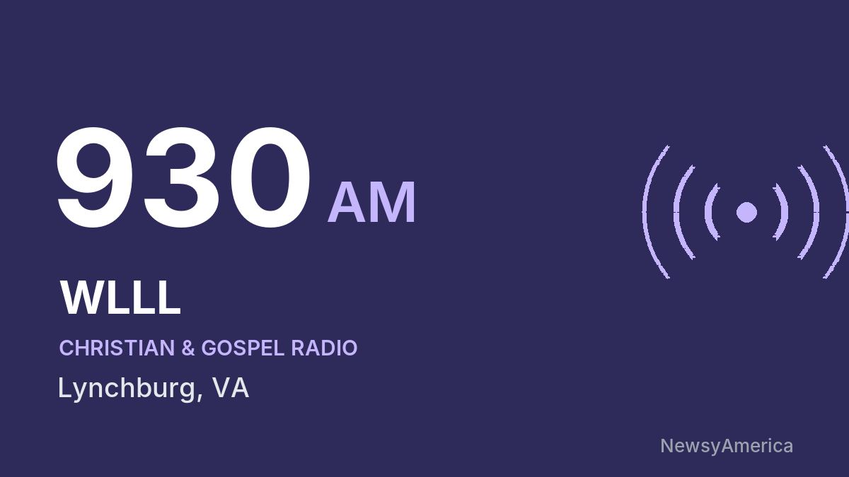 WLLL 930 AM – Lynchburg