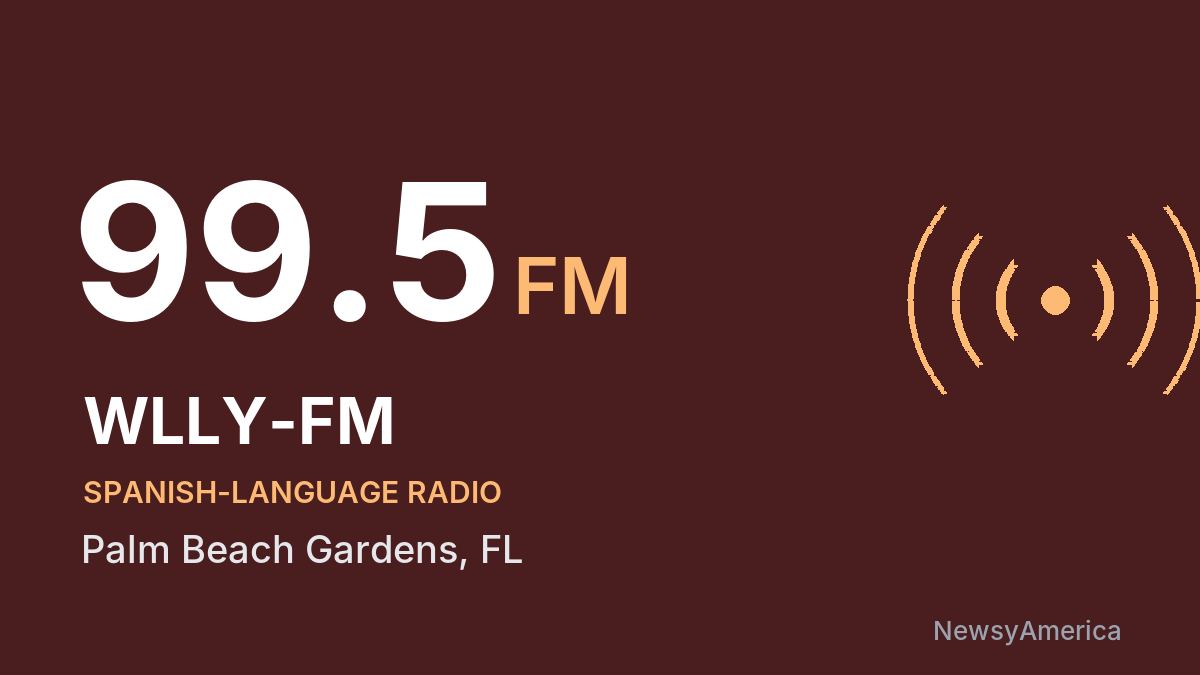 WLLY-FM 99.5 FM – Palm Beach Gardens