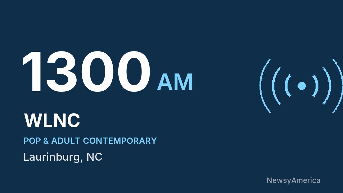 WLNC 1300 AM – Laurinburg