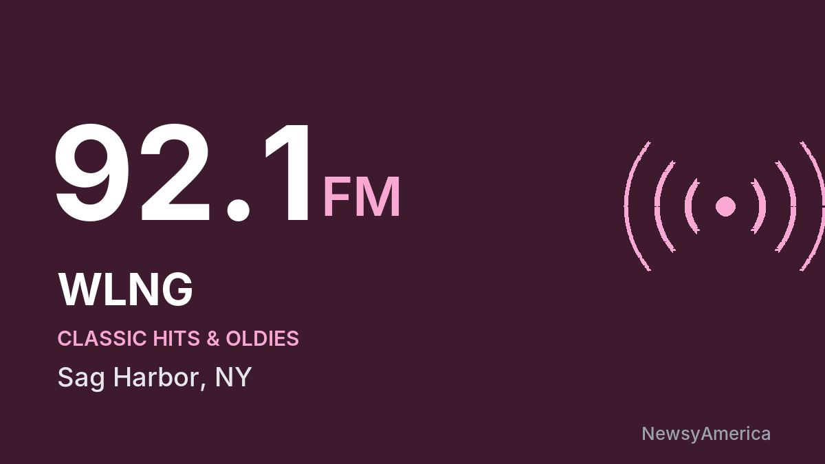 WLNG 92.1 FM – Sag Harbor