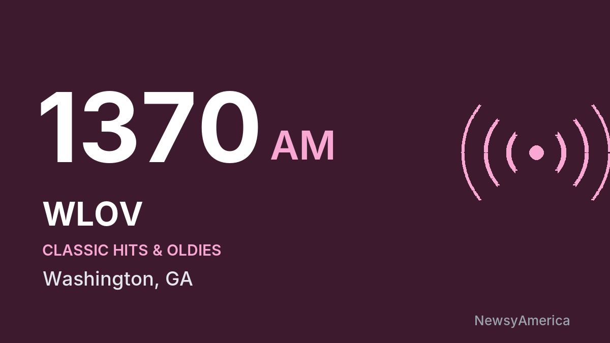 WLOV 1370 AM – Washington