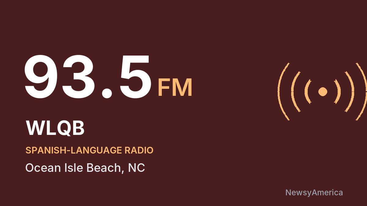 WLQB 93.5 FM – Ocean Isle Beach