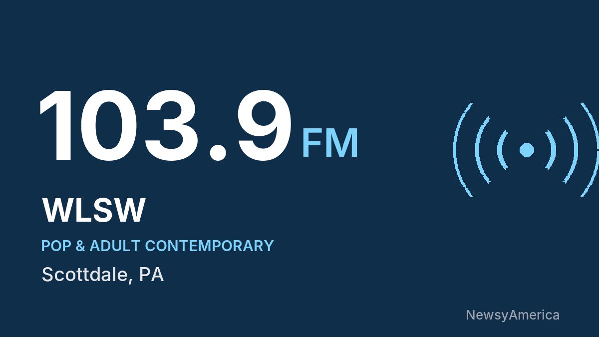 WLSW 103.9 FM – Scottdale