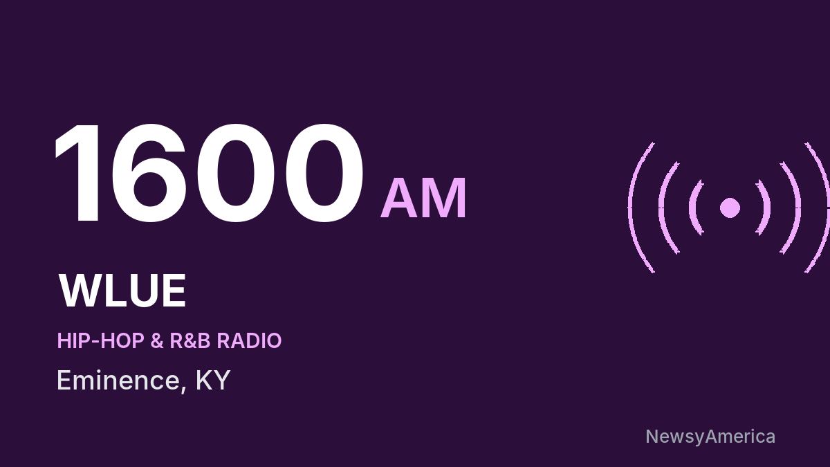 WLUE 1600 AM – Eminence
