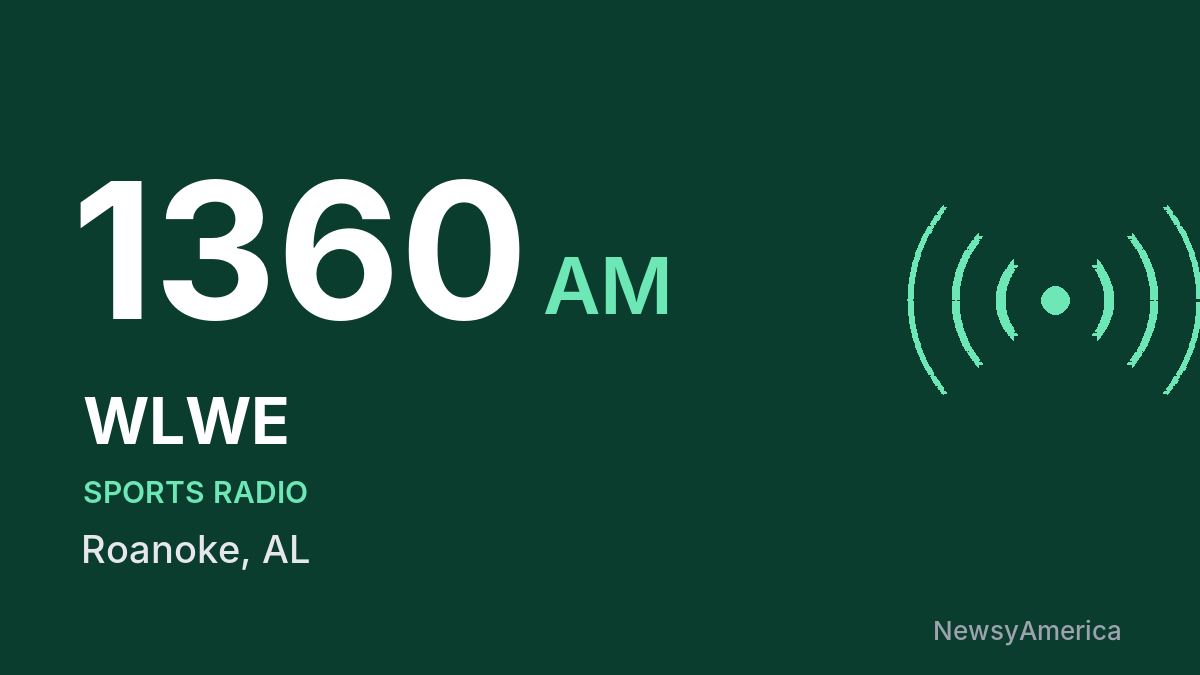 WLWE 1360 AM – Roanoke