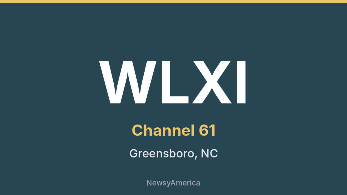 WLXI – Channel 61 Greensboro