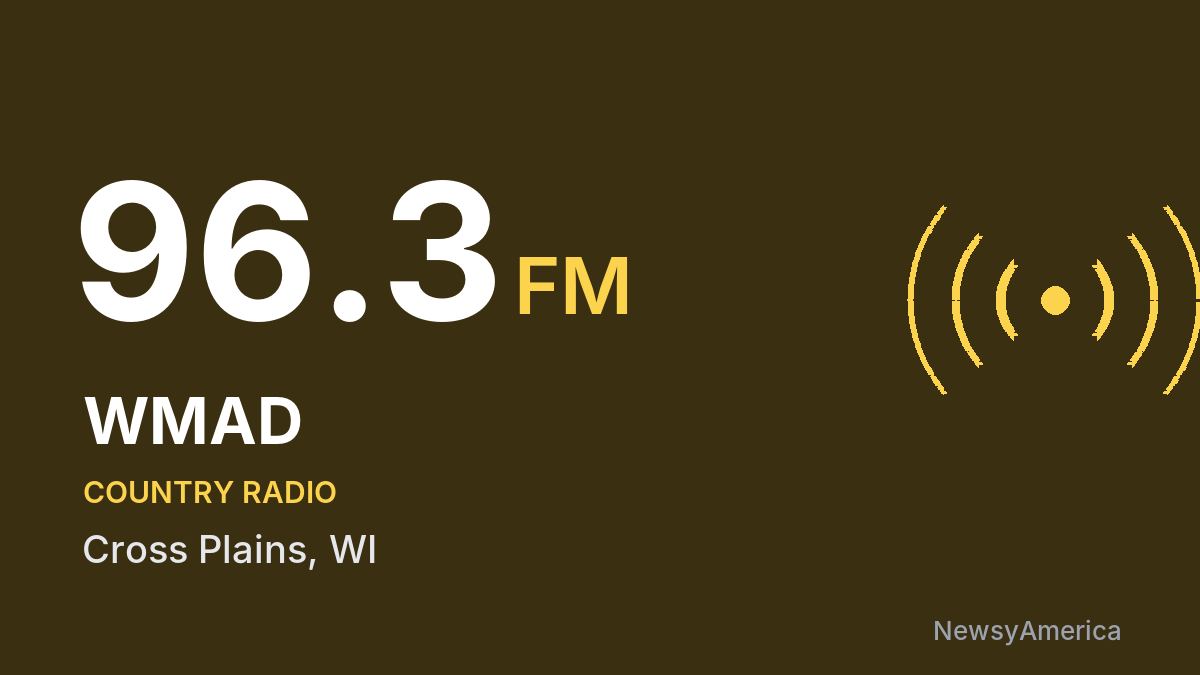 WMAD 96.3 FM – Cross Plains