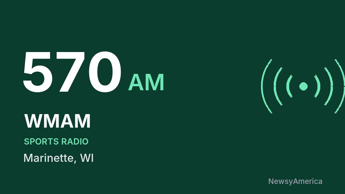 WMAM 570 AM – Marinette
