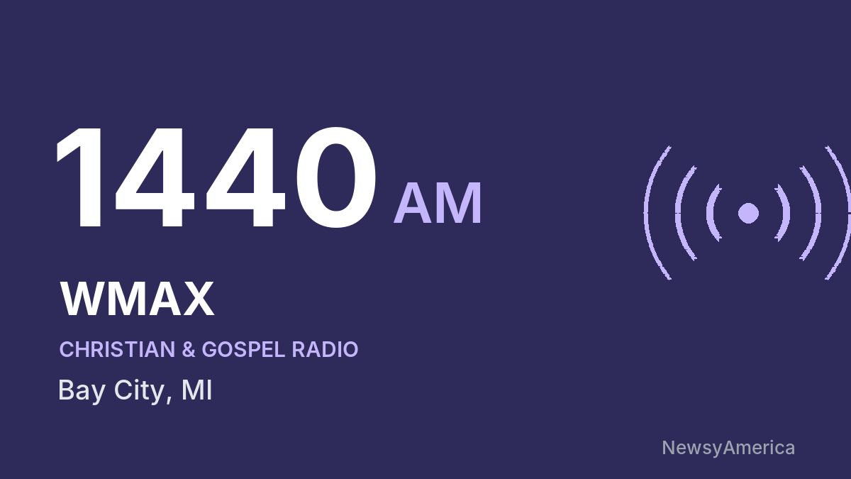 WMAX 1440 AM – Bay City
