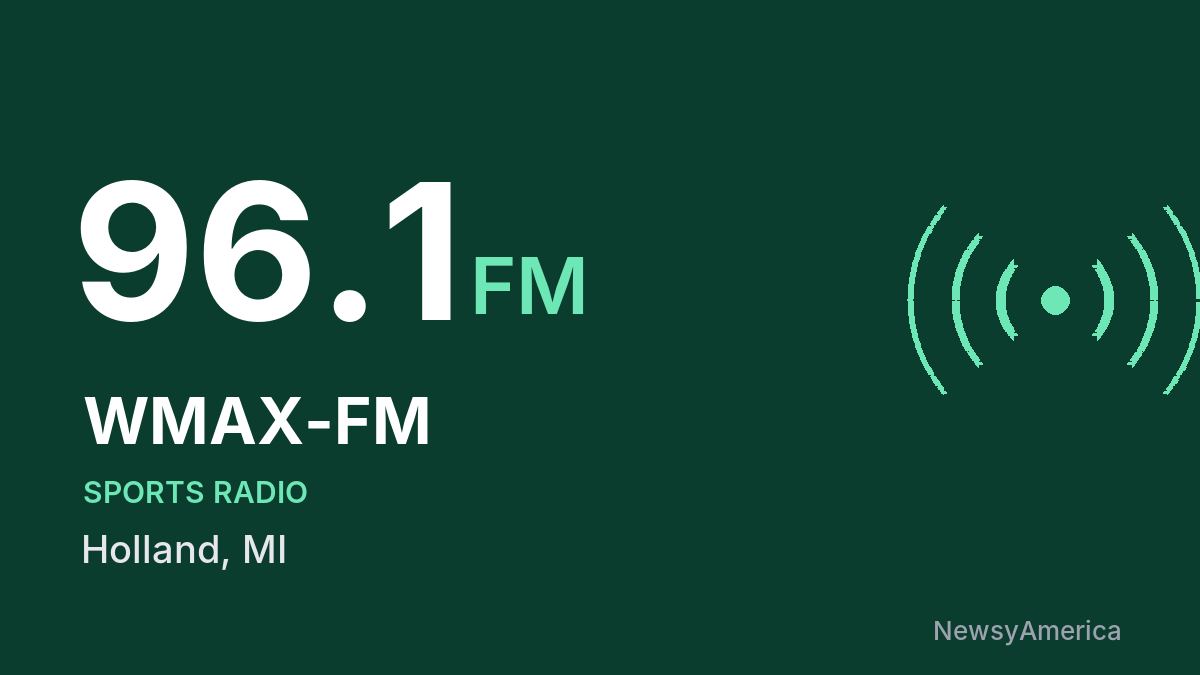 WMAX-FM 96.1 FM – Holland
