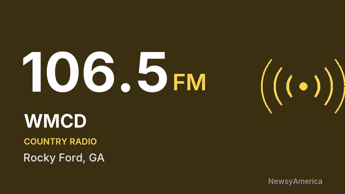 WMCD 106.5 FM – Rocky Ford