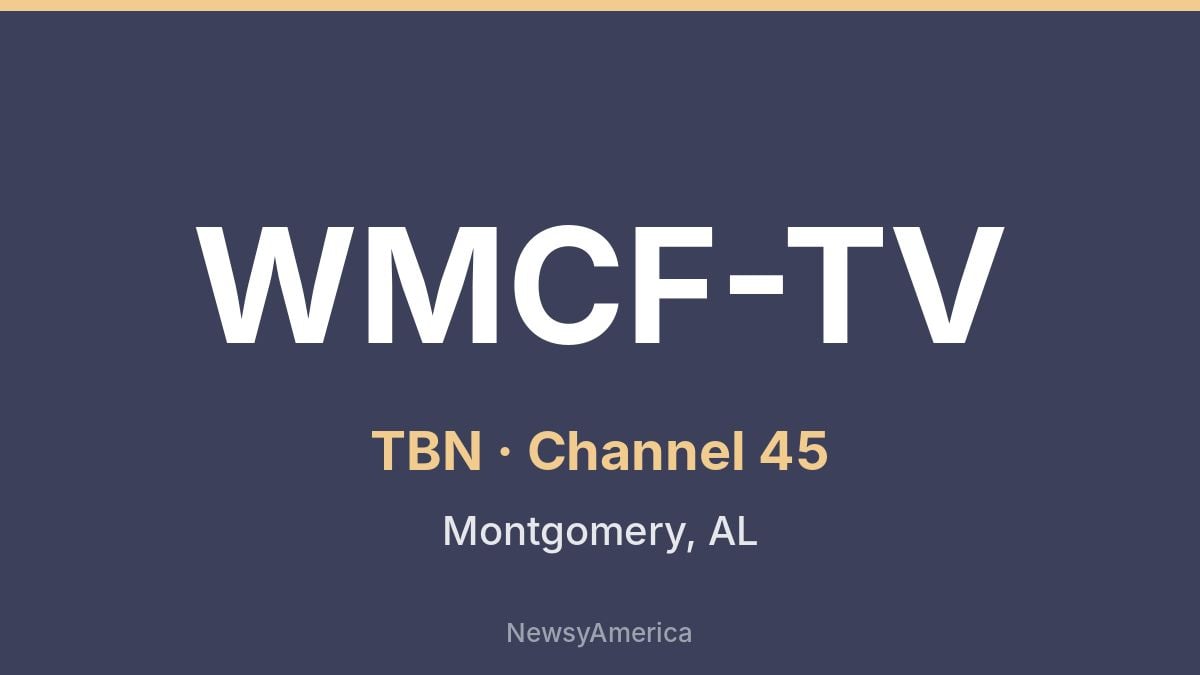 WMCF-TV – TBN 45 Montgomery