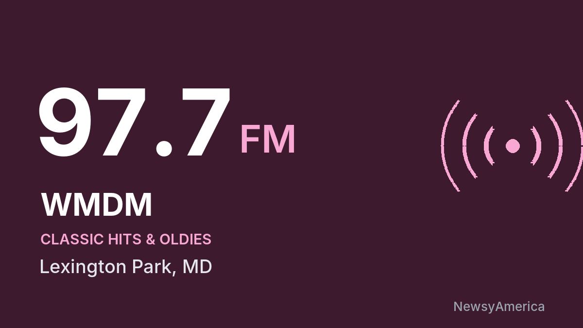 WMDM 97.7 FM – Lexington Park