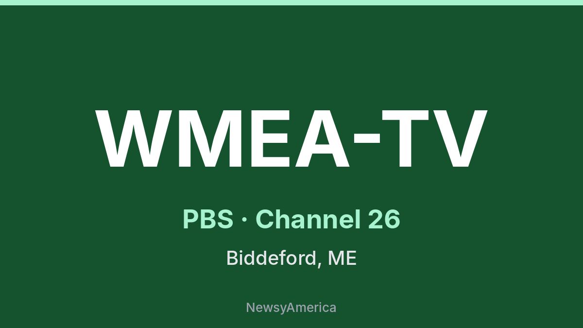 WMEA-TV – PBS 26 Portland