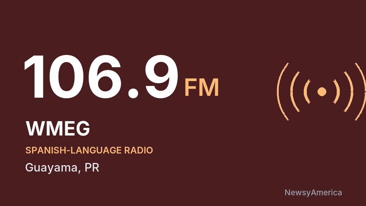 WMEG 106.9 FM – Guayama