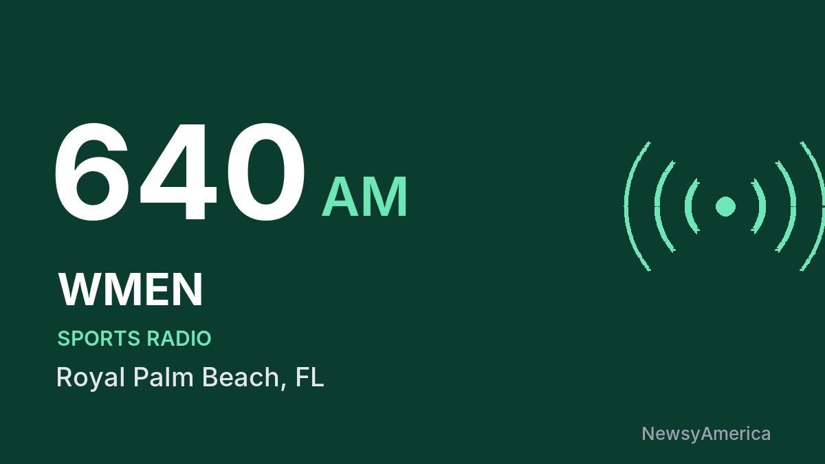 WMEN 640 AM – Royal Palm Beach