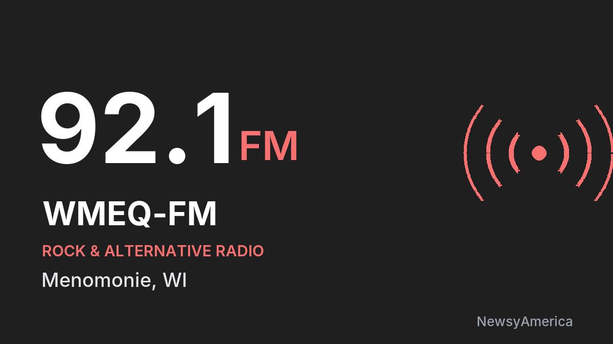 WMEQ-FM 92.1 FM – Menomonie