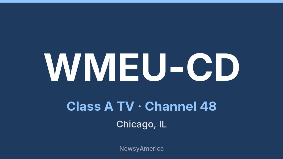 WMEU-CD – Channel 48 Chicago