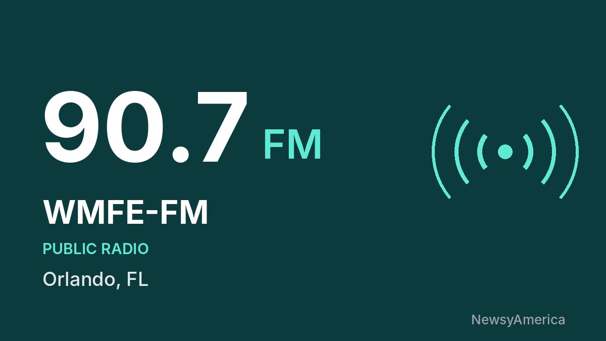 WMFE-FM 90.7 FM – Orlando