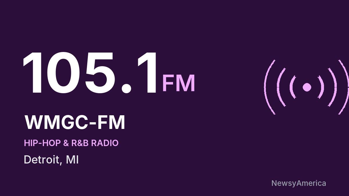 WMGC-FM 105.1 FM – Detroit