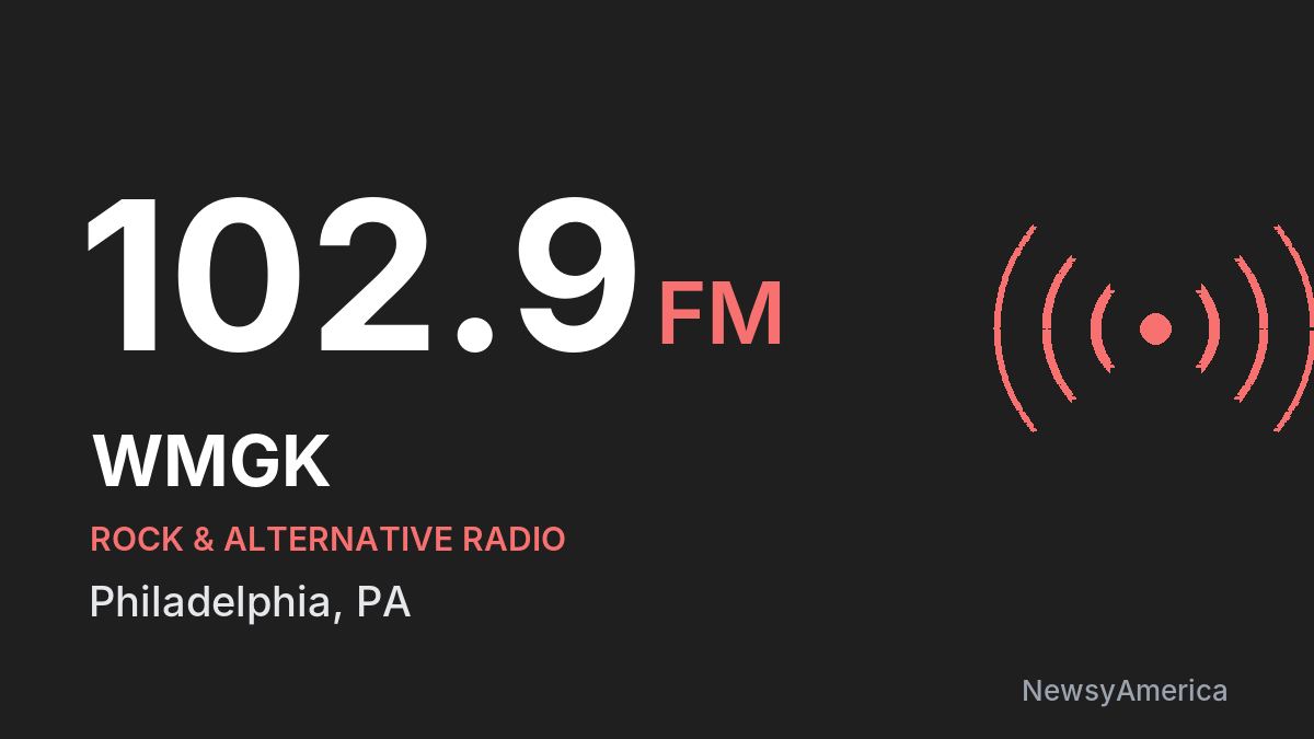 WMGK 102.9 FM – Philadelphia