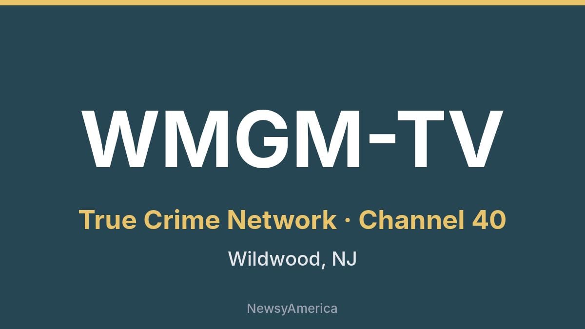 WMGM-TV – True Crime Network 40 Philadelphia