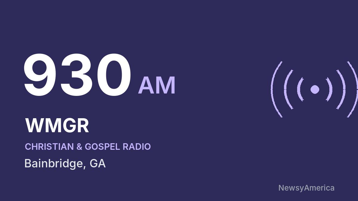 WMGR 930 AM – Bainbridge