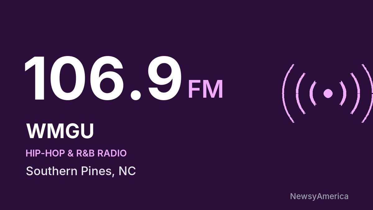 WMGU 106.9 FM – Southern Pines
