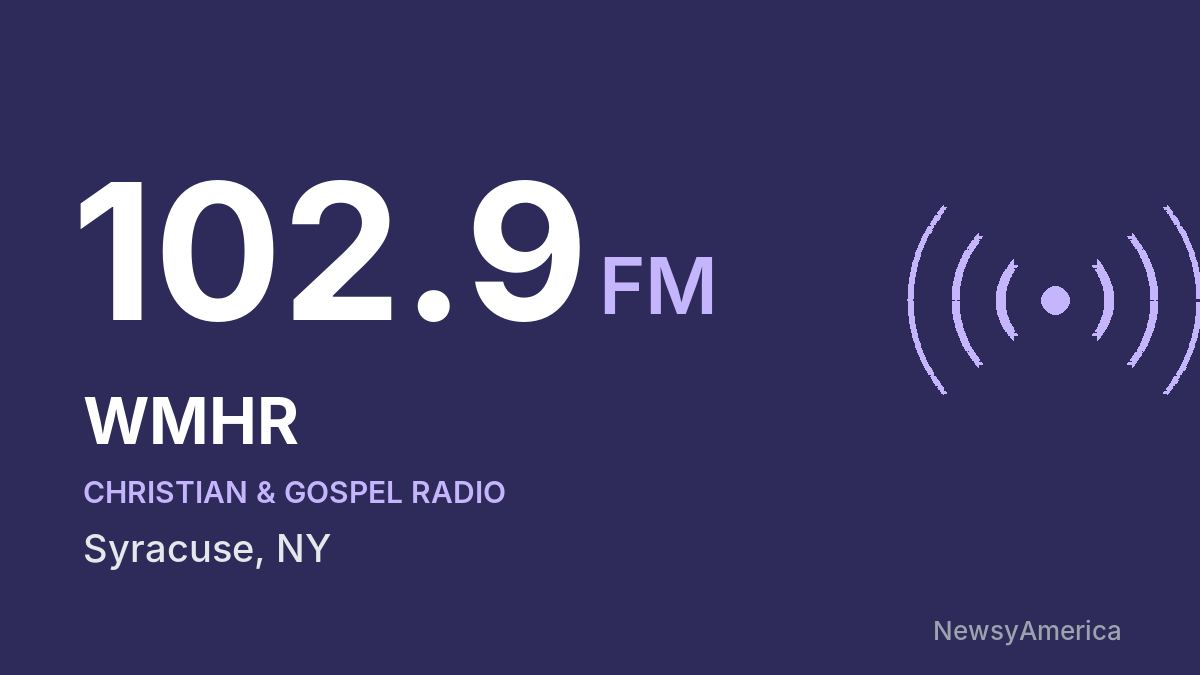 WMHR 102.9 FM – Syracuse