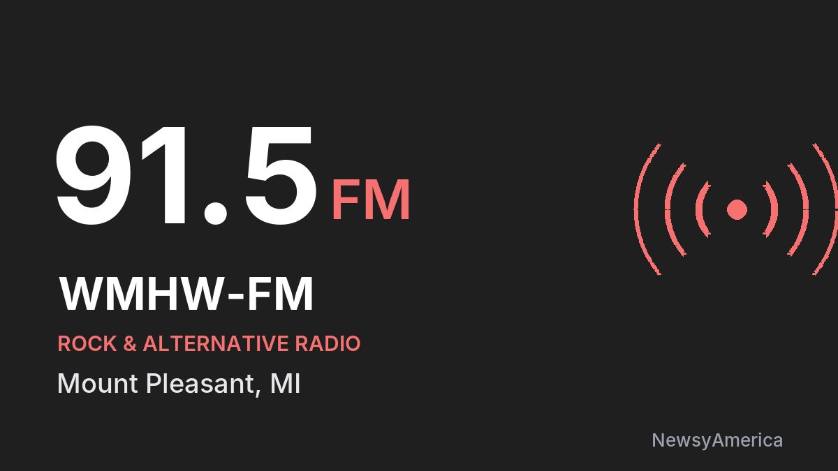 WMHW-FM 91.5 FM – Mount Pleasant