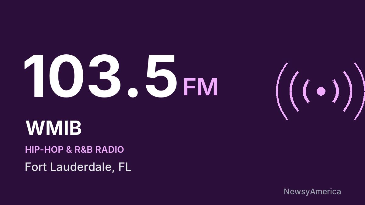 WMIB 103.5 FM – Fort Lauderdale