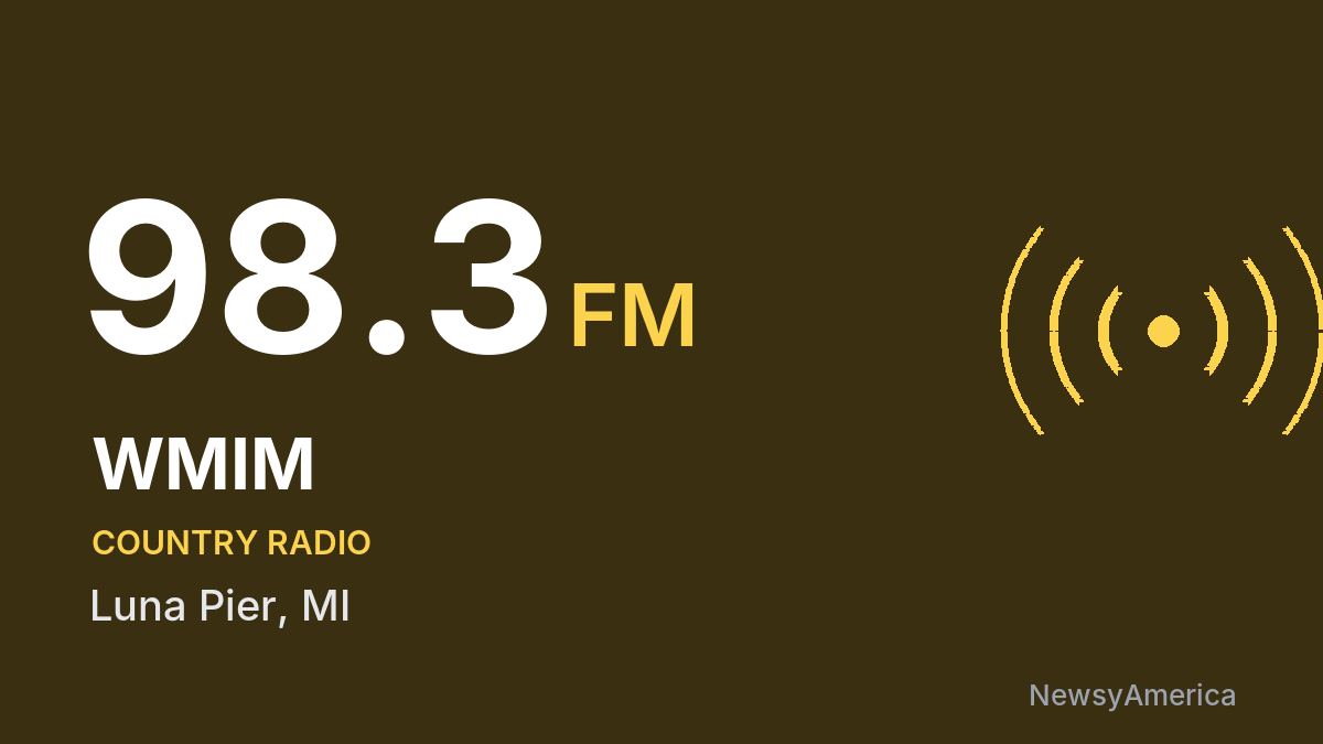 WMIM 98.3 FM – Luna Pier