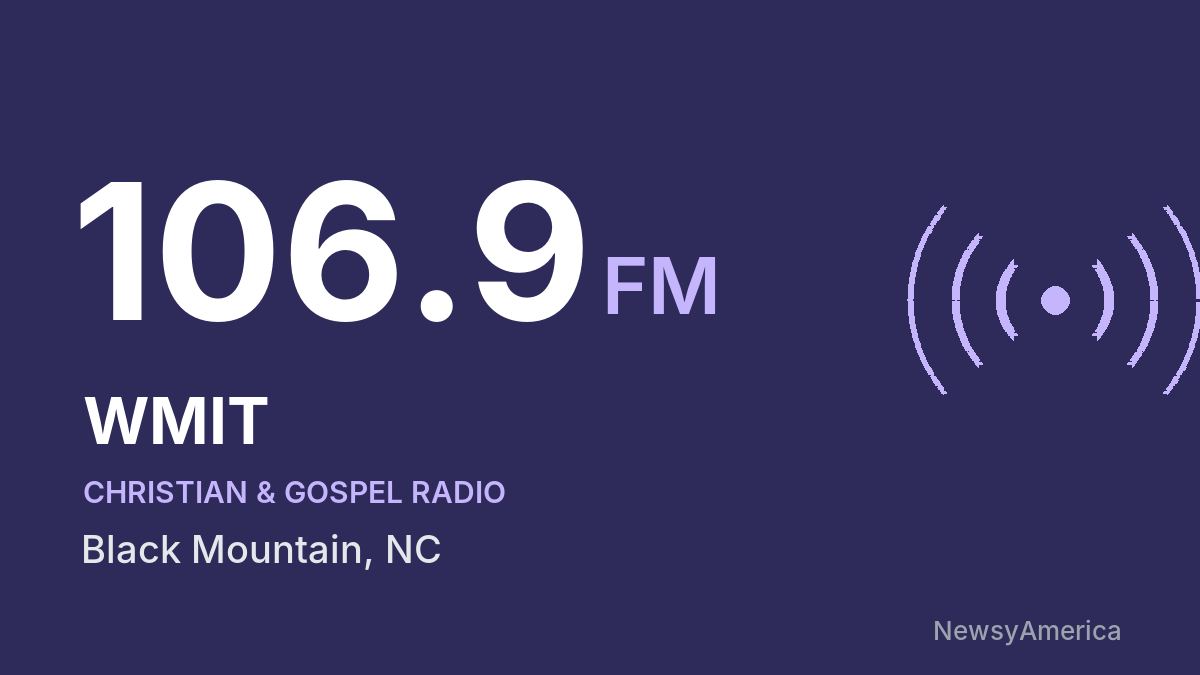 WMIT 106.9 FM – Black Mountain