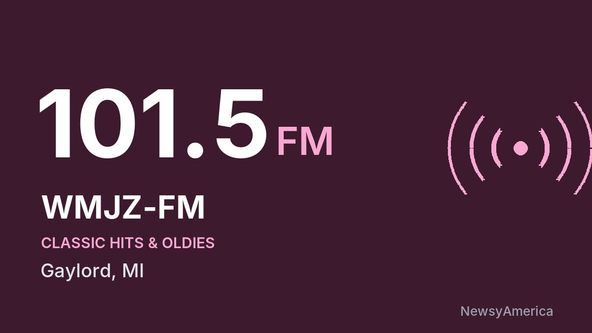 WMJZ-FM 101.5 FM – Gaylord